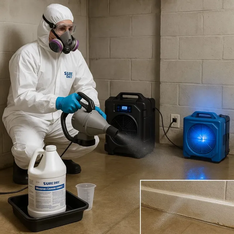 Sanitization and Odor Removal process in Grosse Ile, MI